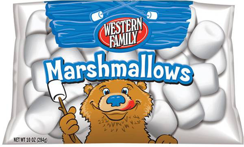 slide 1 of 1, Western Family Regular Marshmallows, 10 oz