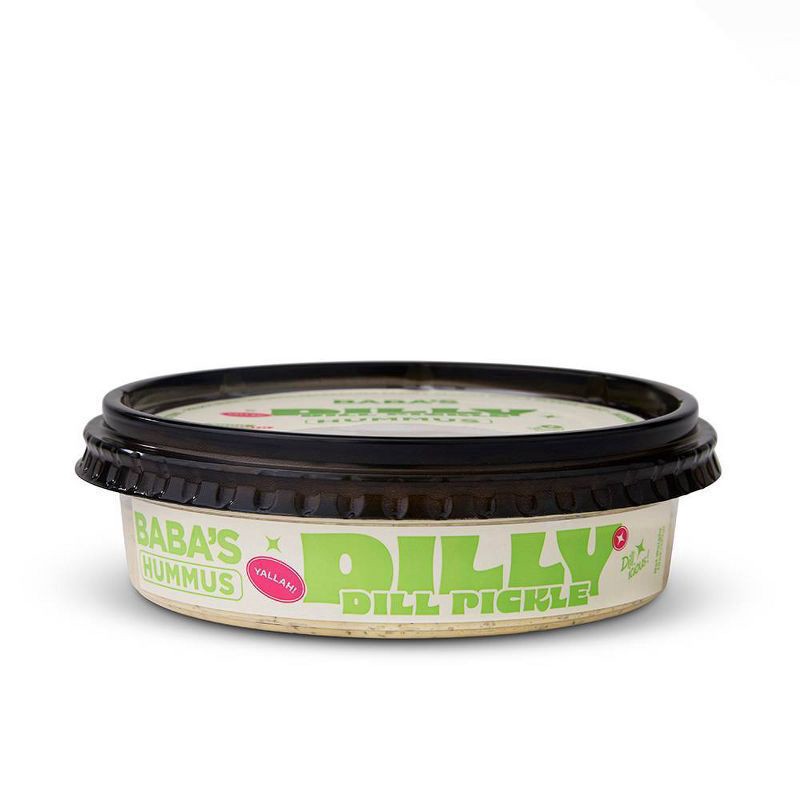 slide 7 of 8, Baba's Hummus Dill Pickle Hummus, 10 oz