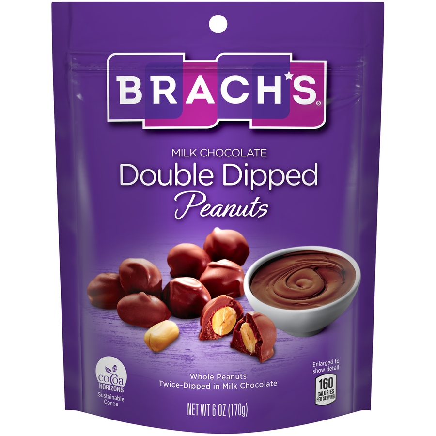 slide 1 of 8, BRACHS Peanuts 6 oz, 6 oz