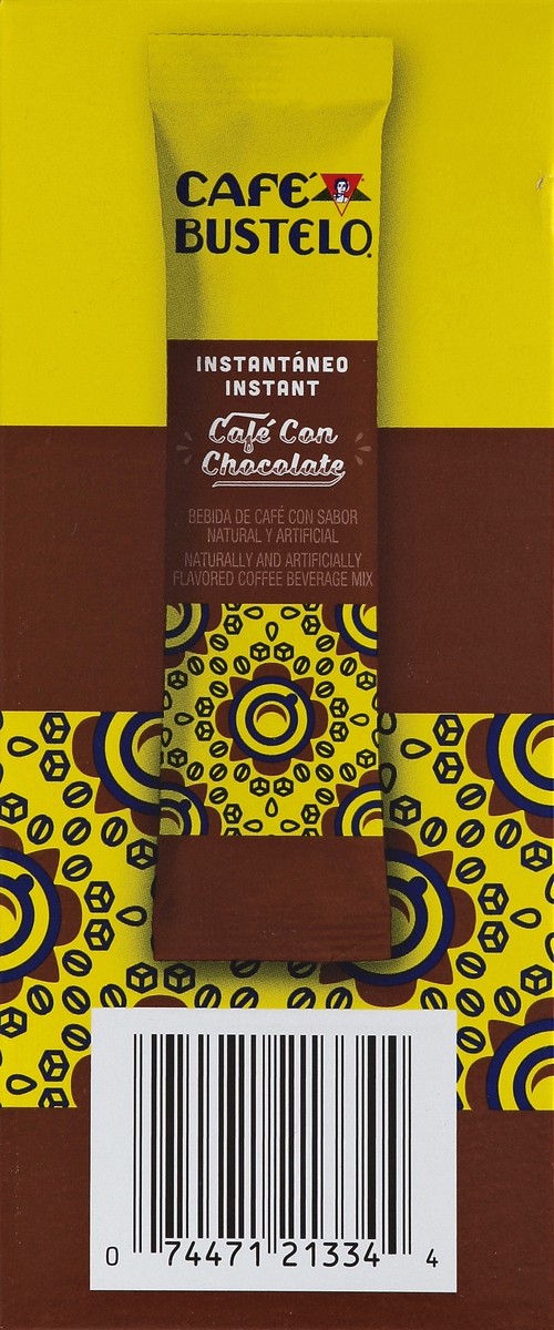 slide 3 of 6, Café Bustelo Instant Cafe con Chocolate, Flavored Coffee Beverage Mix, 3 oz