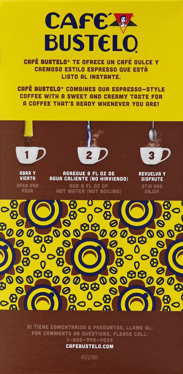 slide 6 of 6, Café Bustelo Instant Cafe con Chocolate, Flavored Coffee Beverage Mix, 3 oz