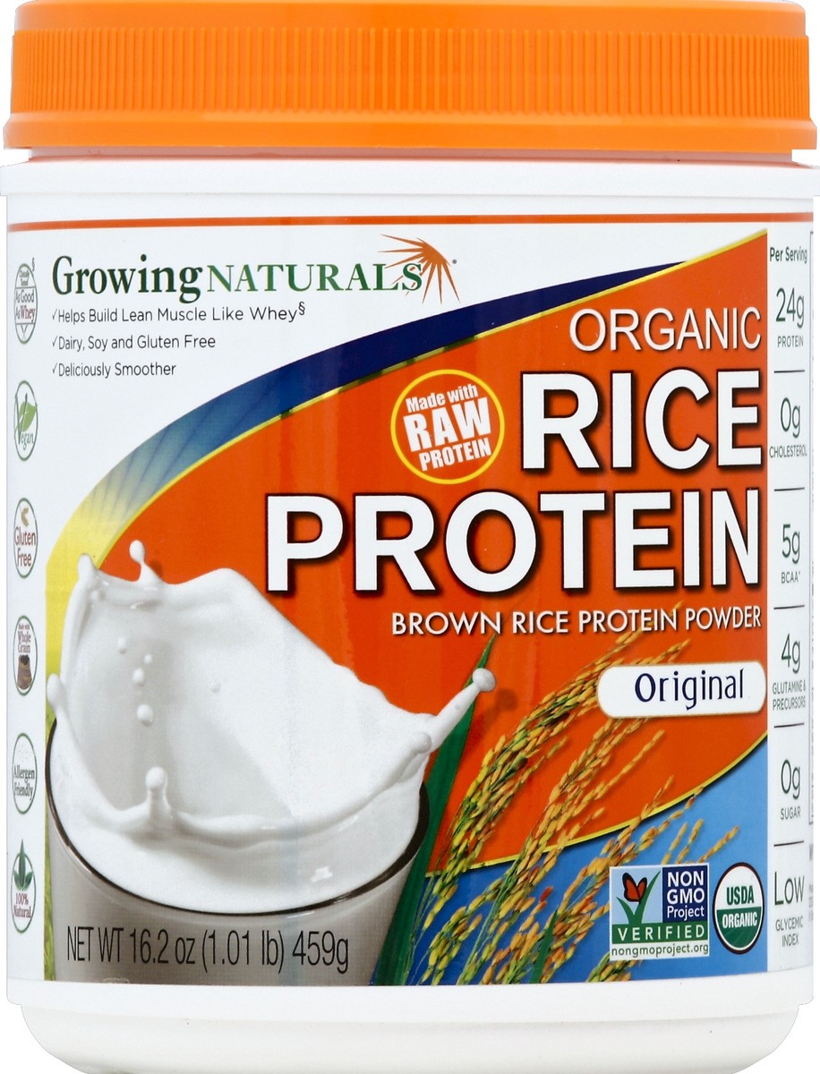 slide 1 of 3, Growing Naturals Protein Powder 16.2 oz, 16.2 oz