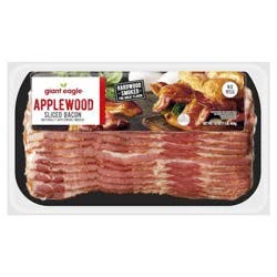 Giant Eagle Bacon, Applewood, Sliced