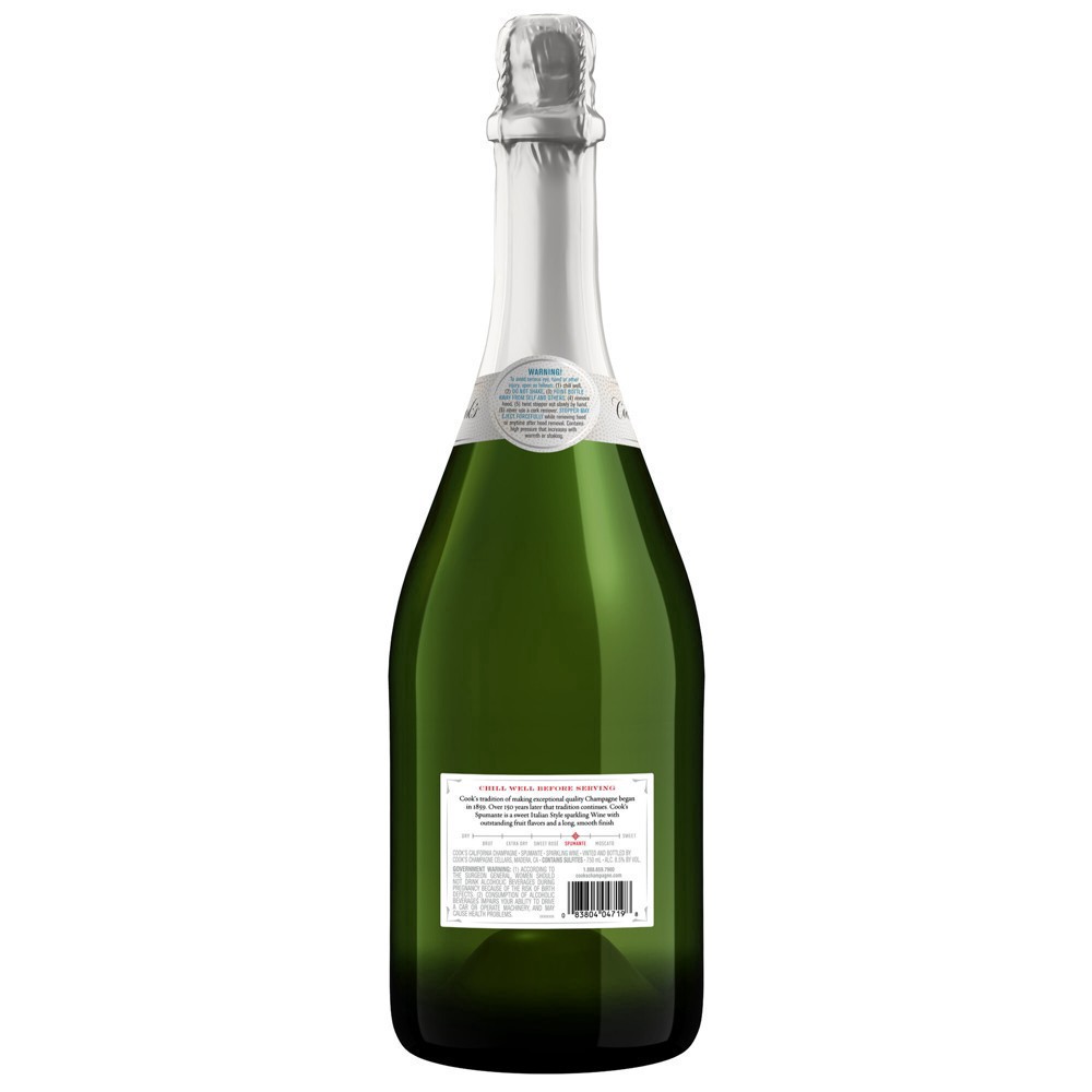 slide 16 of 17, Cook's California Champagne Spumante White Sparkling Wine, 750 ml