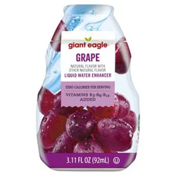 Giant Eagle Liquid Water Enhancer, Grape