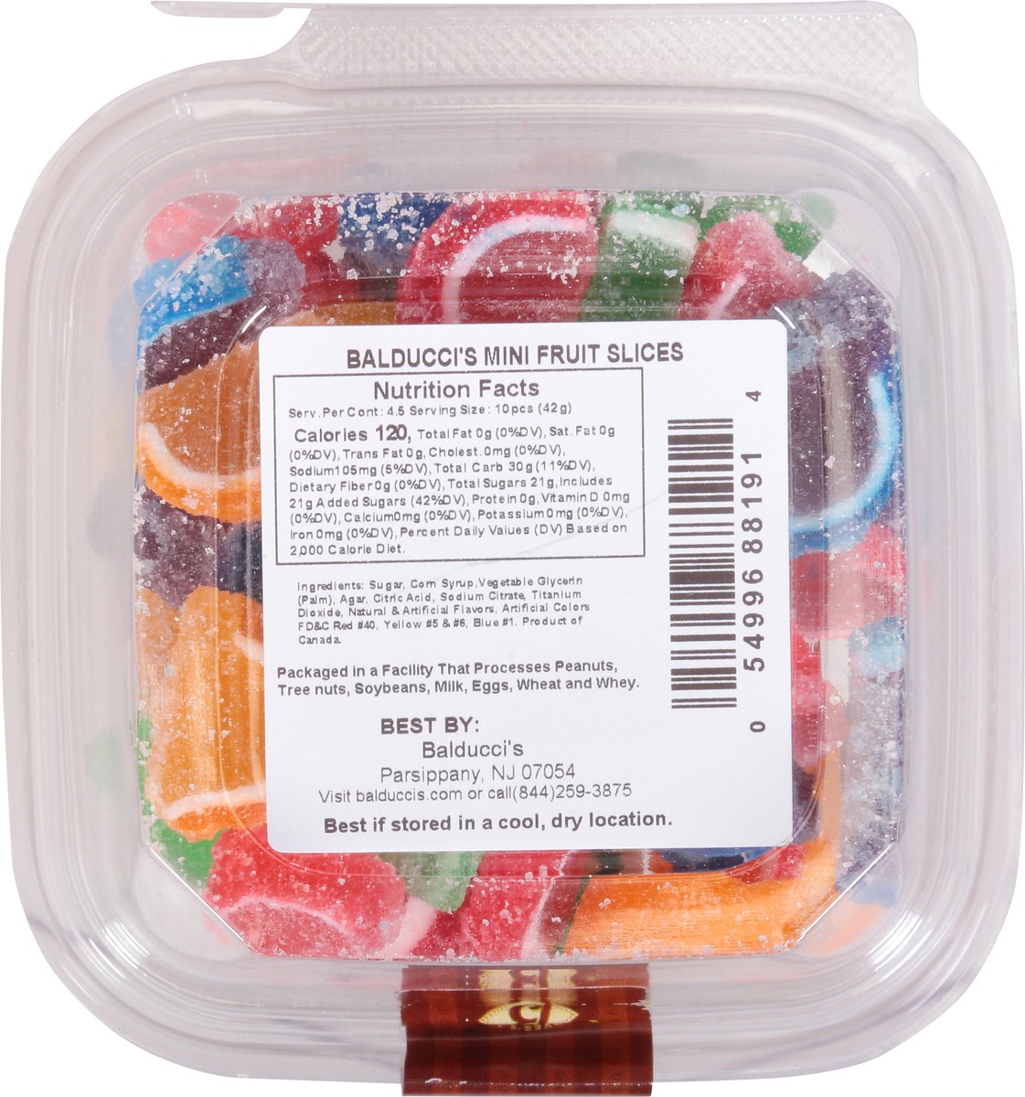 slide 7 of 13, Bal Mini Fruit Slices, 7 oz