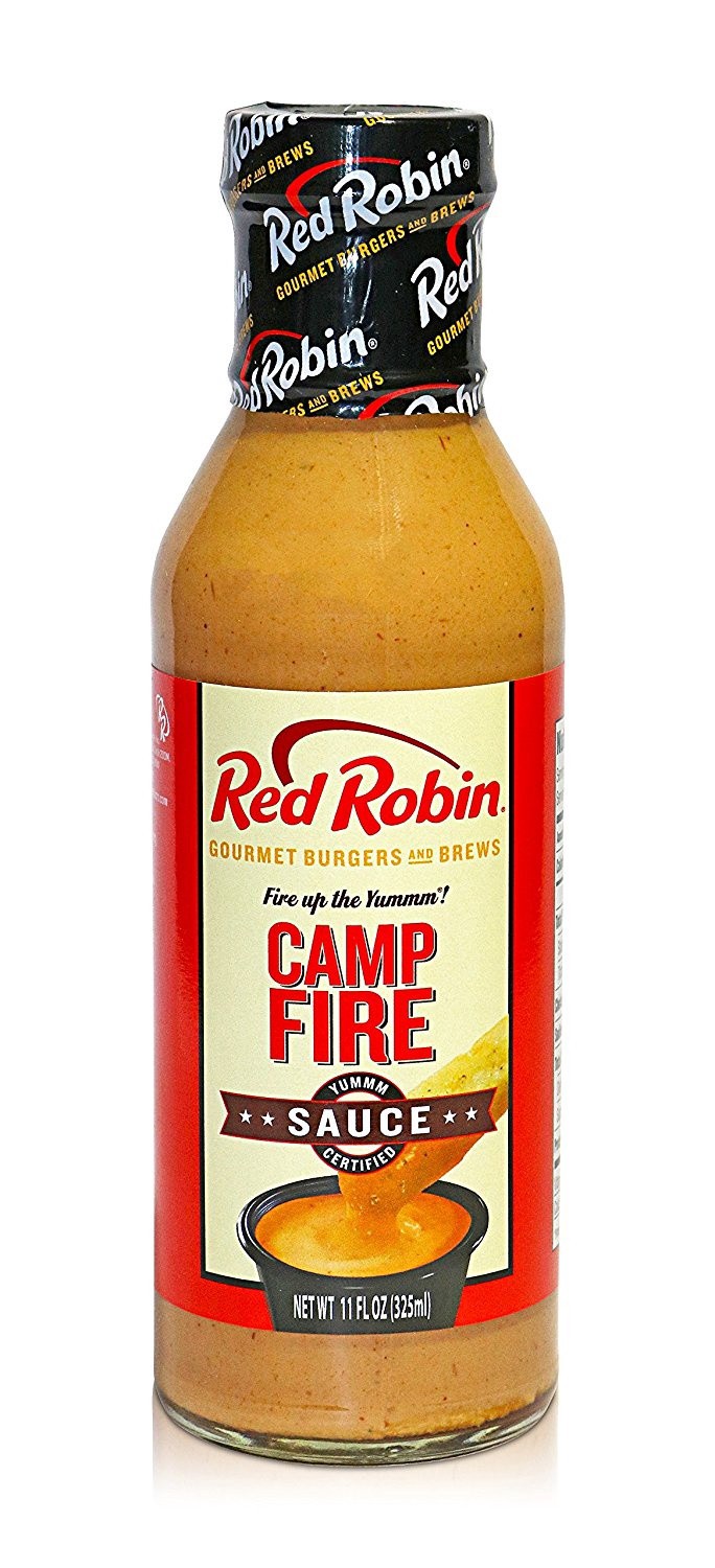 slide 1 of 2, Red Robin Sauce, Camp Fire, 11 oz