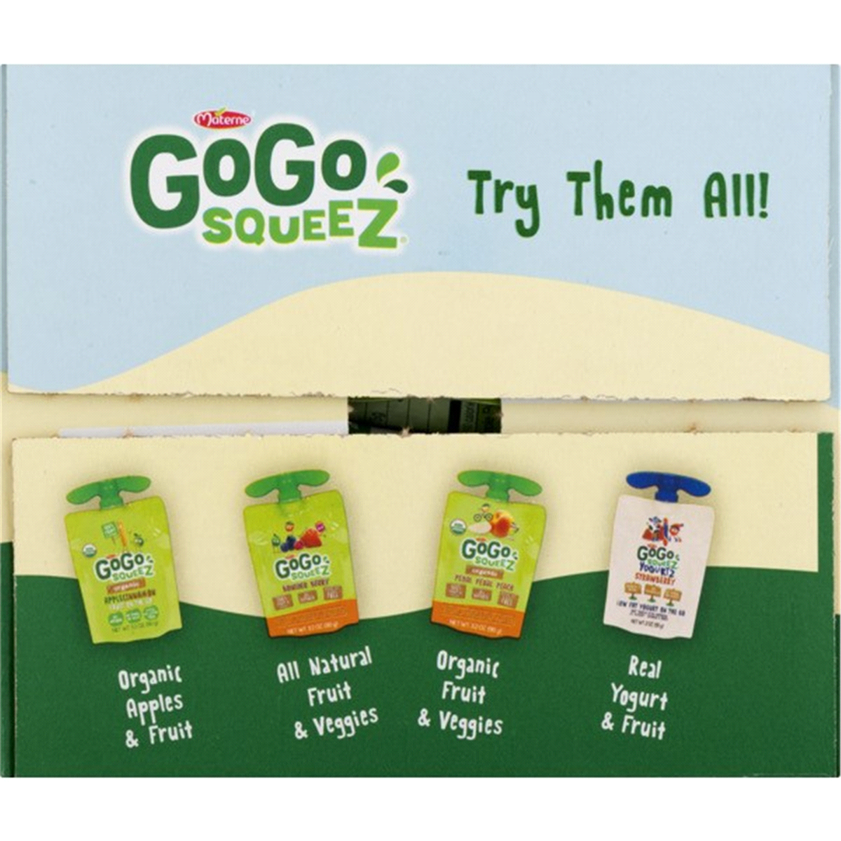 Gogo Squeez Apple Banana And Strawberry Applesauce On The Go Variety