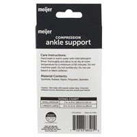 slide 5 of 5, Meijer Compression Elastic Support Ankle Brace, Small/Medium, 1 ct