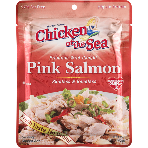 slide 4 of 9, Chicken of The Sea Pink Salmon, 5 oz