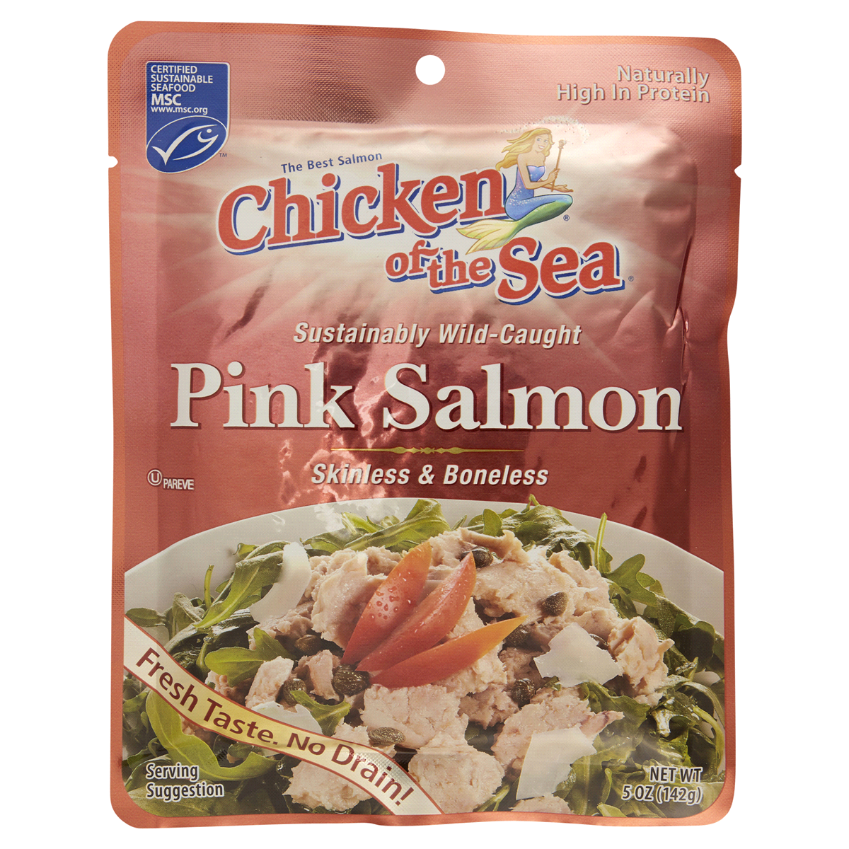 slide 1 of 9, Chicken of The Sea Pink Salmon, 5 oz