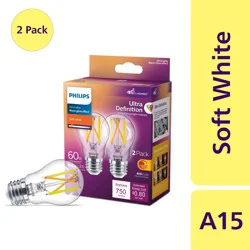 Philips 6.6-Watt (60-Watt) A15 LED Light Bulbs