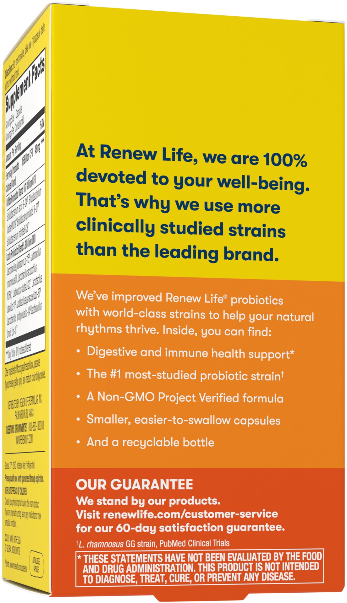 slide 4 of 5, Renew Life Probiotic Ultimate Flora Everyday 15B 60 Veggie Caps, 1 ct