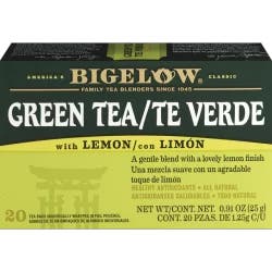 Bigelow Green Tea with Lemon - 20 ct