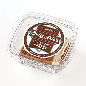 slide 1 of 1, Emily Kate's Gluten Free Cake Slice Carrot, 6 oz