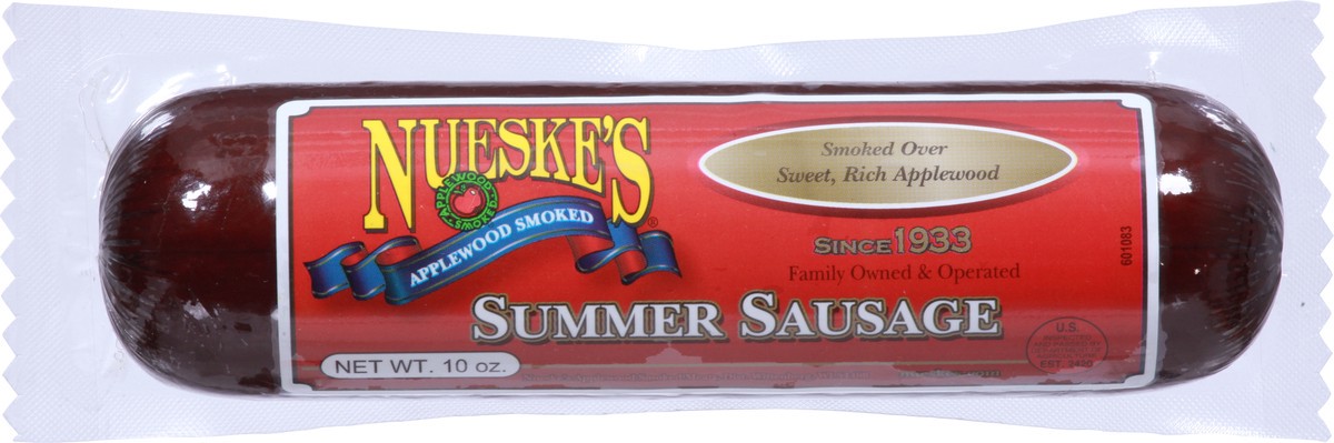 slide 2 of 9, Nueske's Applewood Smoked Summer Sausage 10 oz, 10 oz