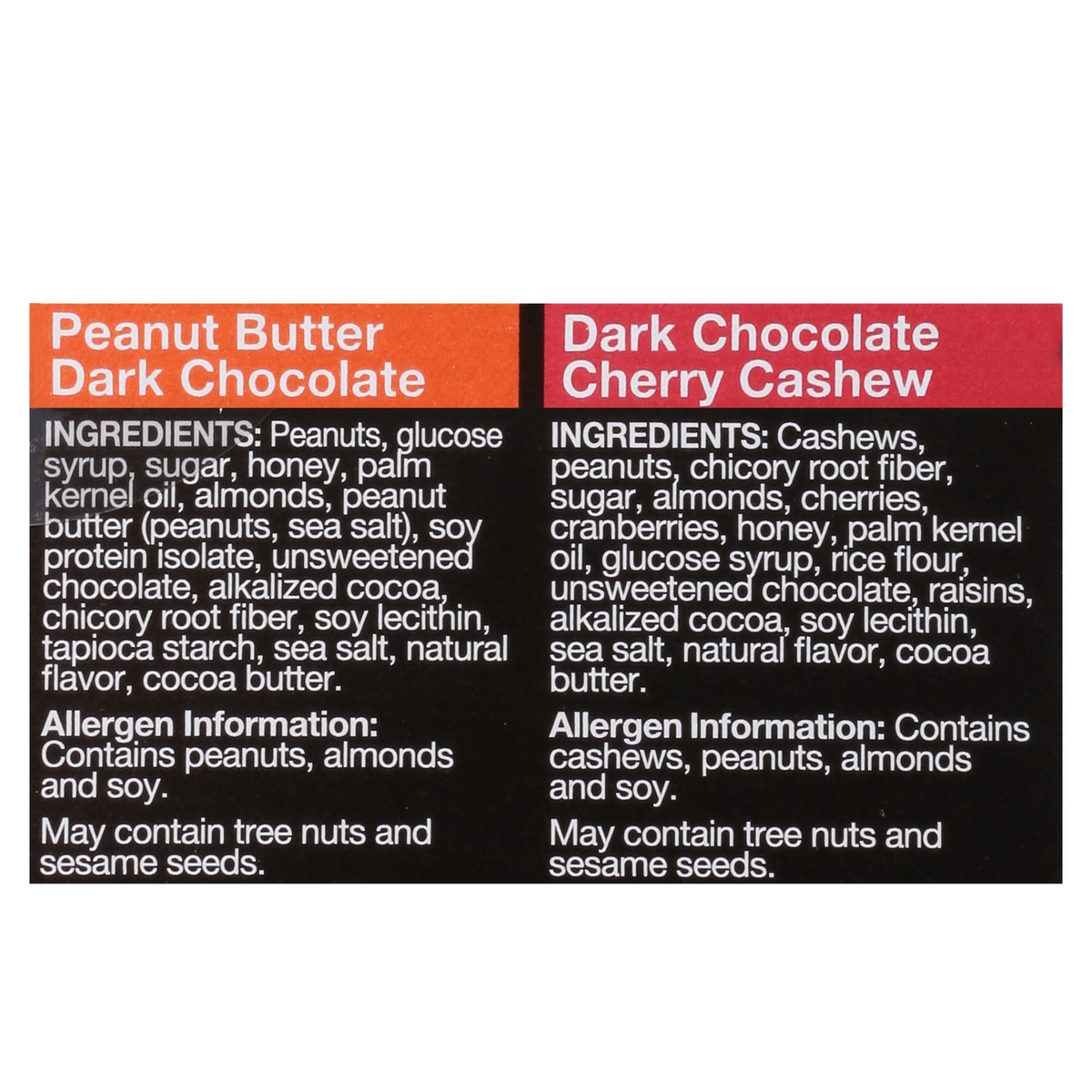 slide 3 of 12, KIND Minis Nut Bars, Peanut Butter Dark Chocolate & Dark Chocolate Cherry Cashew, 0.7 oz, 20 Count, 20 ct