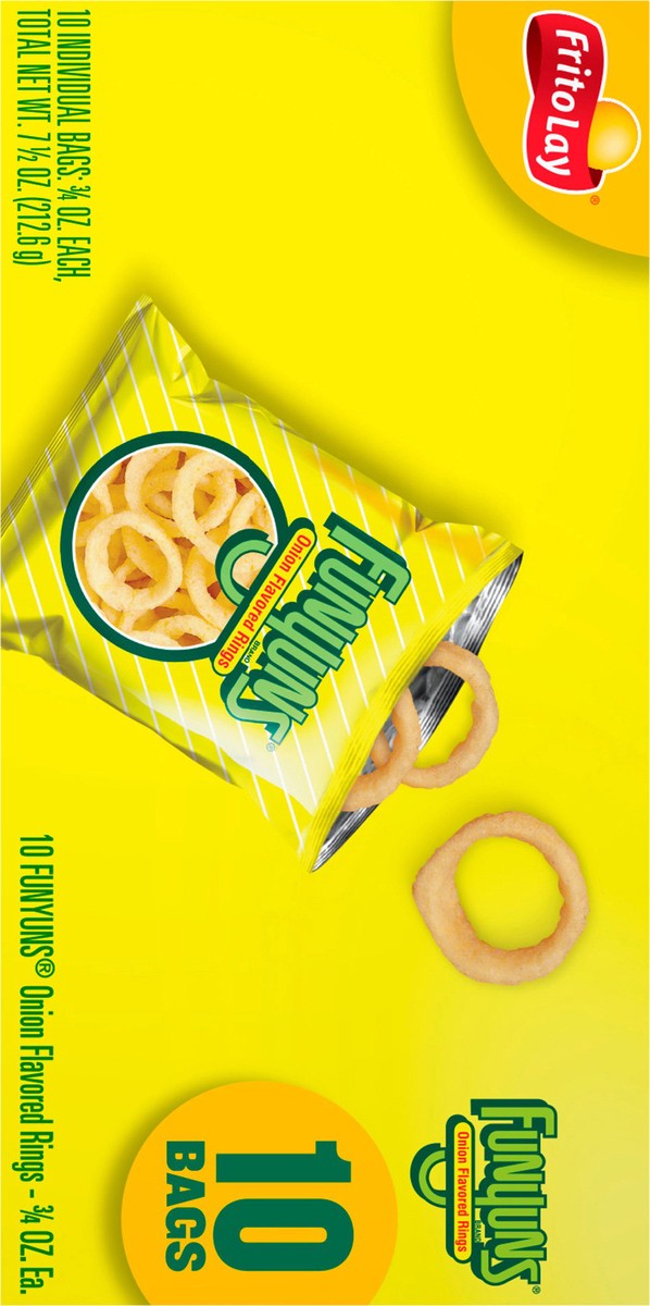 slide 5 of 13, Funyuns Onion Flavored Rings 3/4 Oz 10 Count, 10 ct