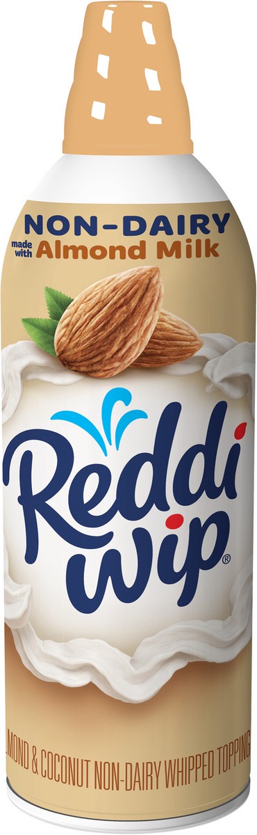 slide 2 of 2, Reddi-wip Non Dairy Whipped Topping Made with Almond Milk, Vegan, 6 OZ Spray Can, 6 oz