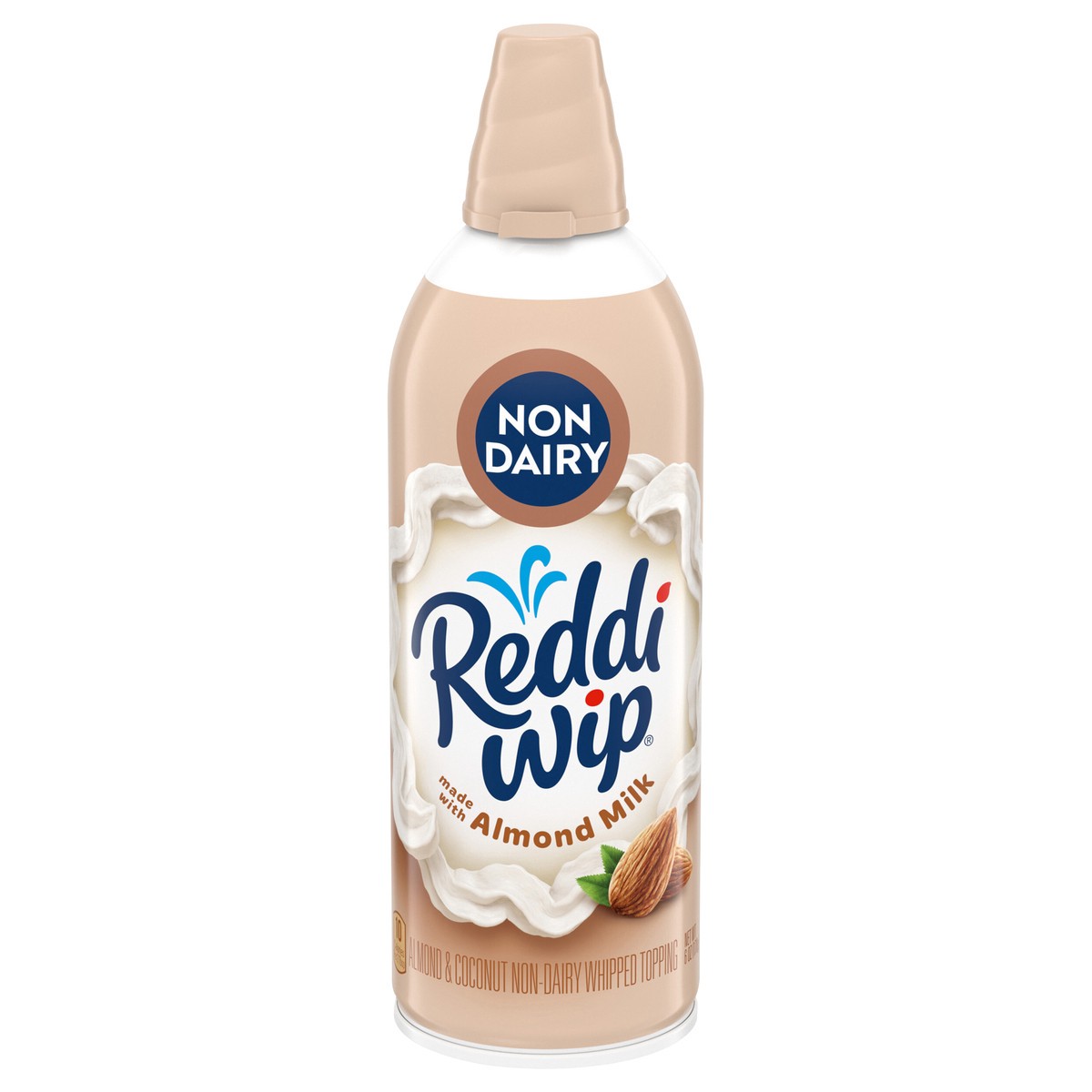 slide 1 of 2, Reddi-wip Vegan Non-Dairy Whipped Topping Made with Almond Milk, 6 oz, 6 oz