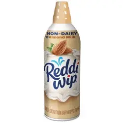 Reddi-wip Non Dairy Whipped Topping Made with Almond Milk, Vegan, 6 OZ Spray Can
