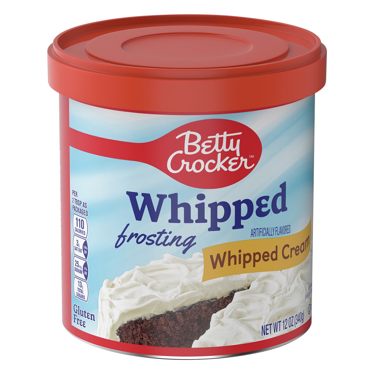 slide 2 of 9, Betty Crocker Gluten Free Whipped Cream Frosting, 12 oz., 12 oz