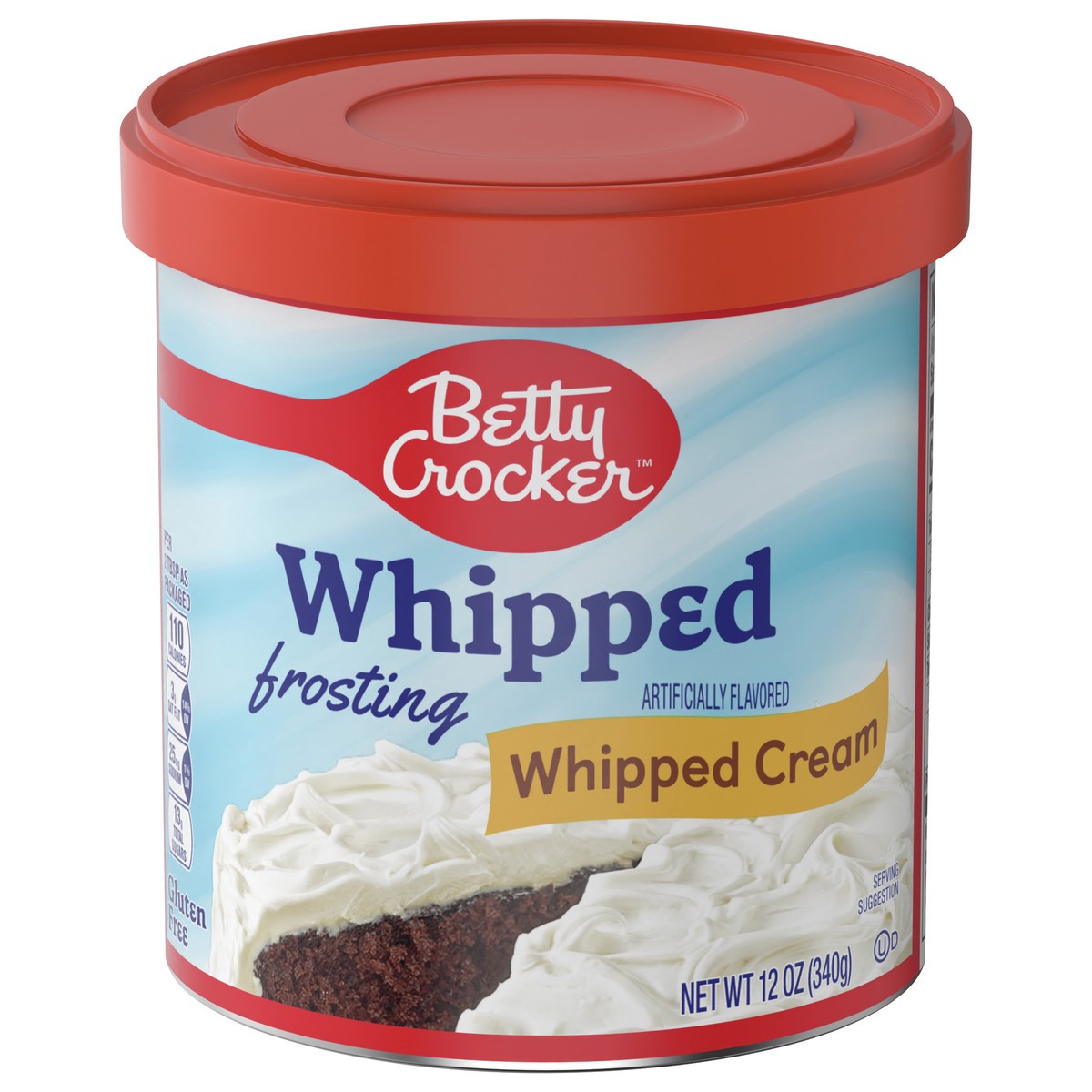 slide 1 of 9, Betty Crocker Gluten Free Whipped Cream Frosting, 12 oz., 12 oz