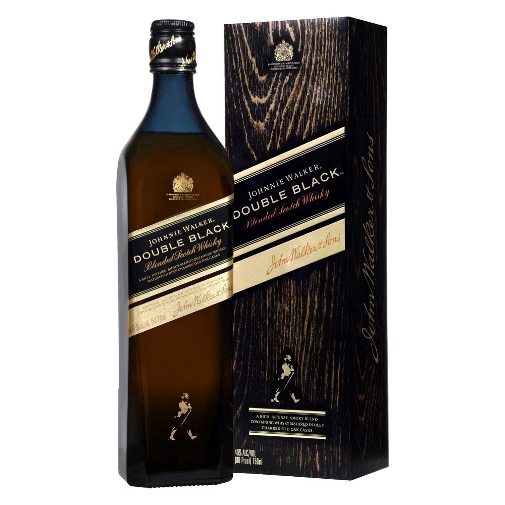 slide 67 of 79, Johnnie Walker Double Black Label Blended Scotch Whisky, 750 mL, 750 ml