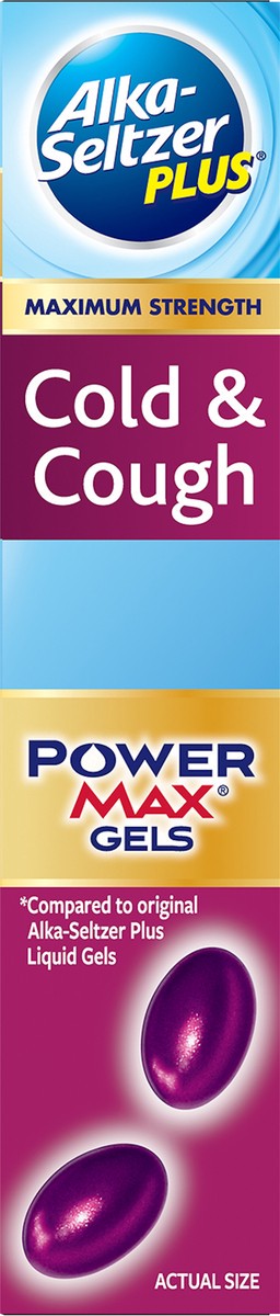 slide 7 of 8, Alka-Seltzer Powermax Cold Cough Gel, 16 ct