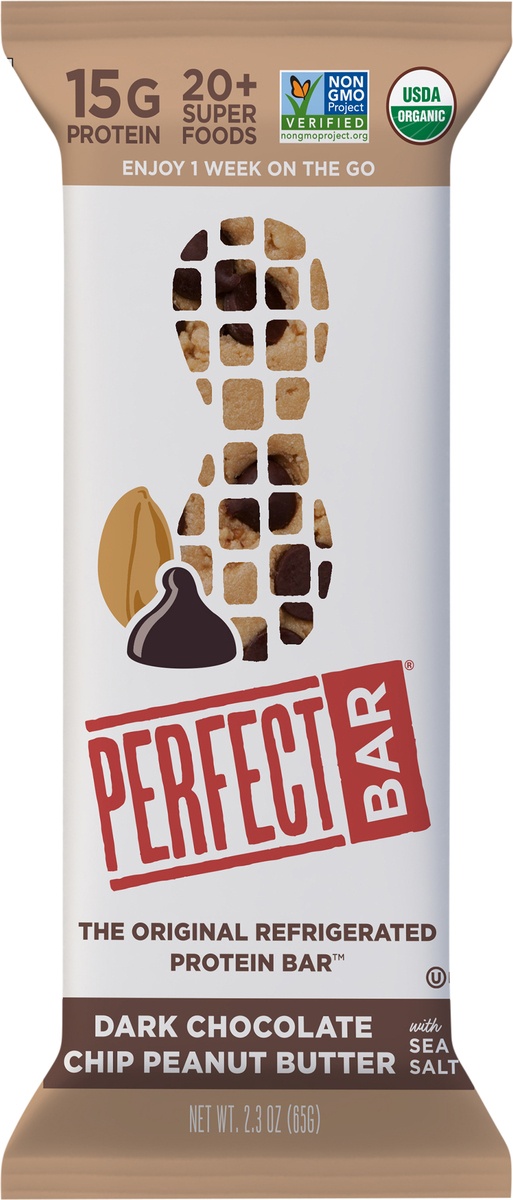 slide 9 of 11, Perfect Bar Dark Chocolate Peanut Butter With Sea Salt, 2.3 oz
