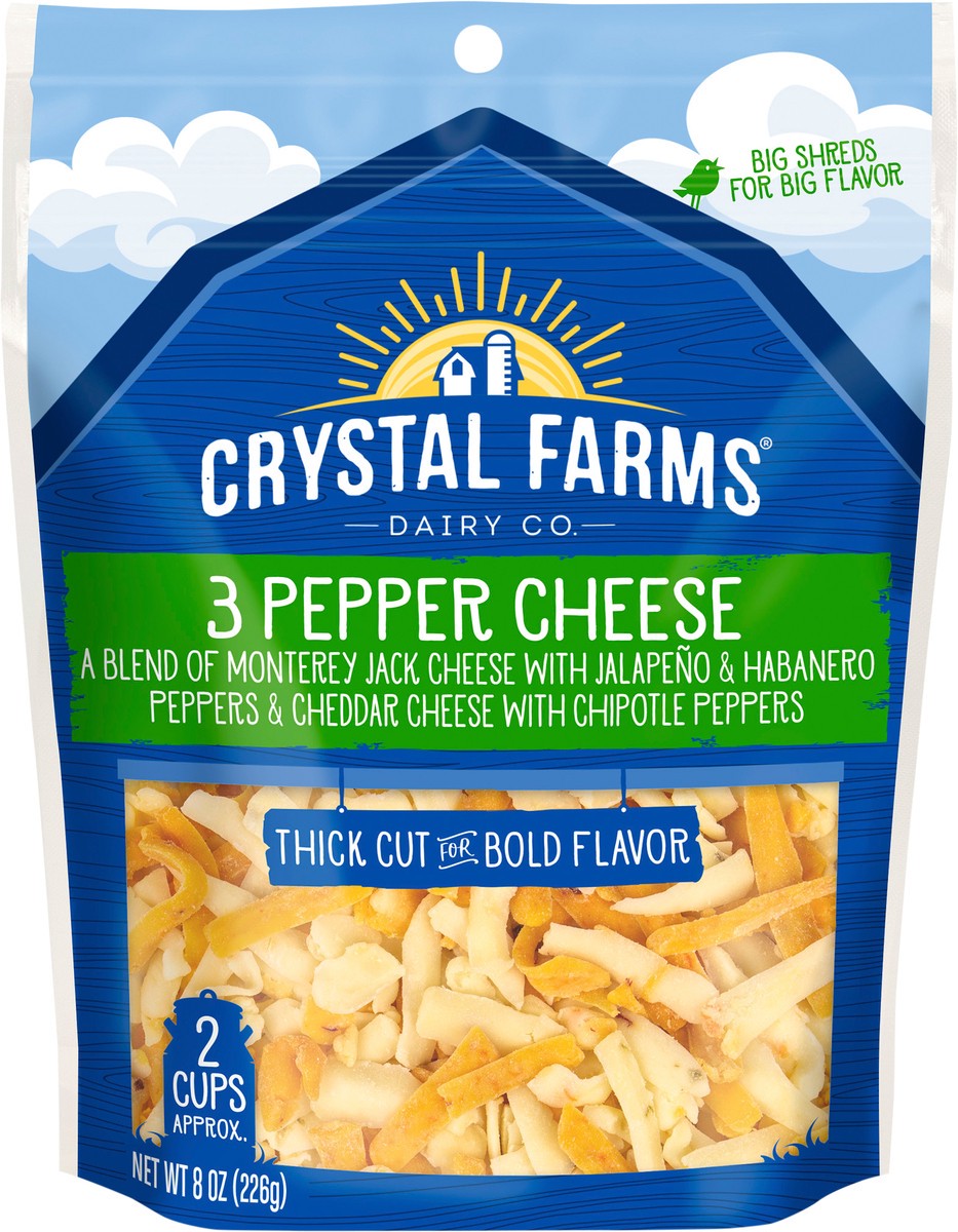 slide 5 of 6, Crystal Farms Cheese 8 Oz, 8 oz