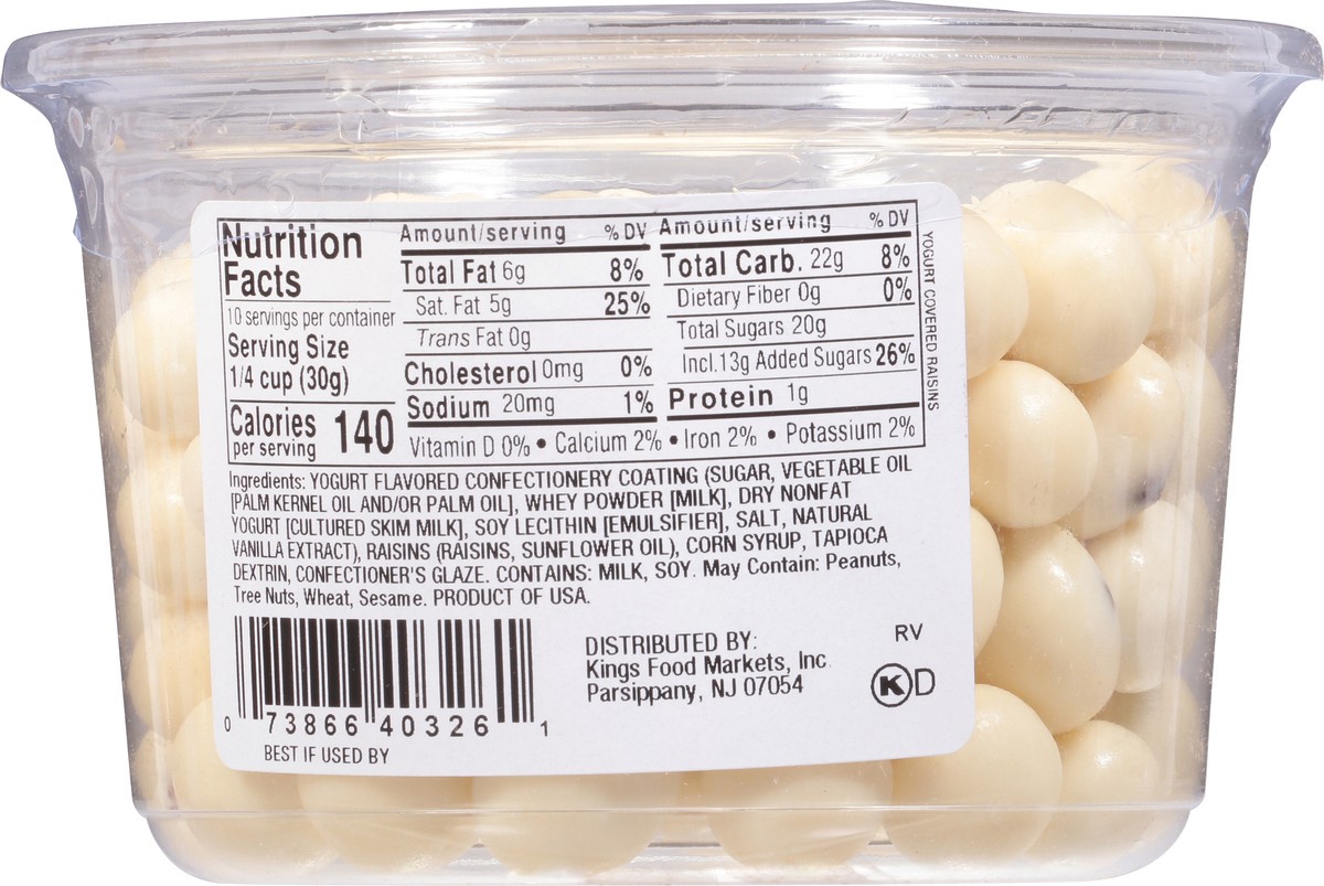 slide 2 of 14, Kn Yogurt Raisins- 11 oz, 11 oz