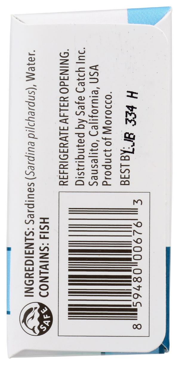 slide 2 of 4, Safe Catch Wild Skinless & Boneless Sardines in Water 4.4 oz, 4.4 oz