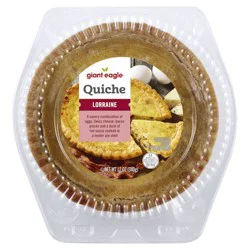 Giant Eagle Quiche, Lorraine