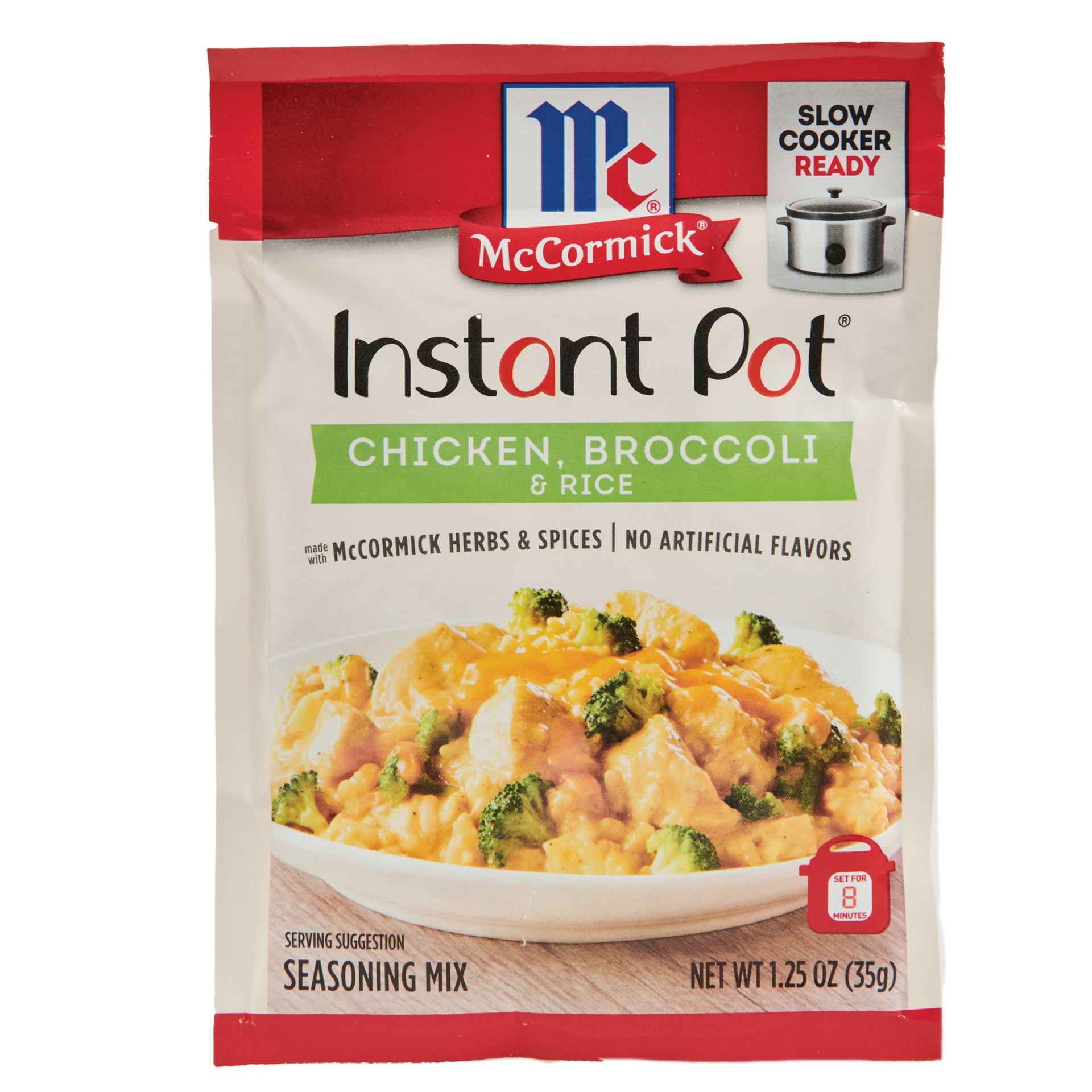 slide 1 of 9, McCormick Instant Pot Seasoning Mix - Chicken, Broccoli & Rice, 1.25 oz