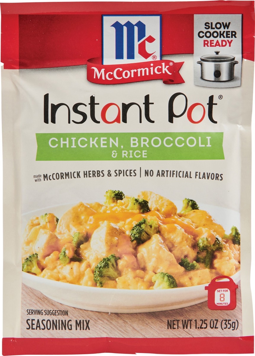 slide 3 of 9, McCormick Instant Pot Seasoning Mix - Chicken, Broccoli & Rice, 1.25 oz