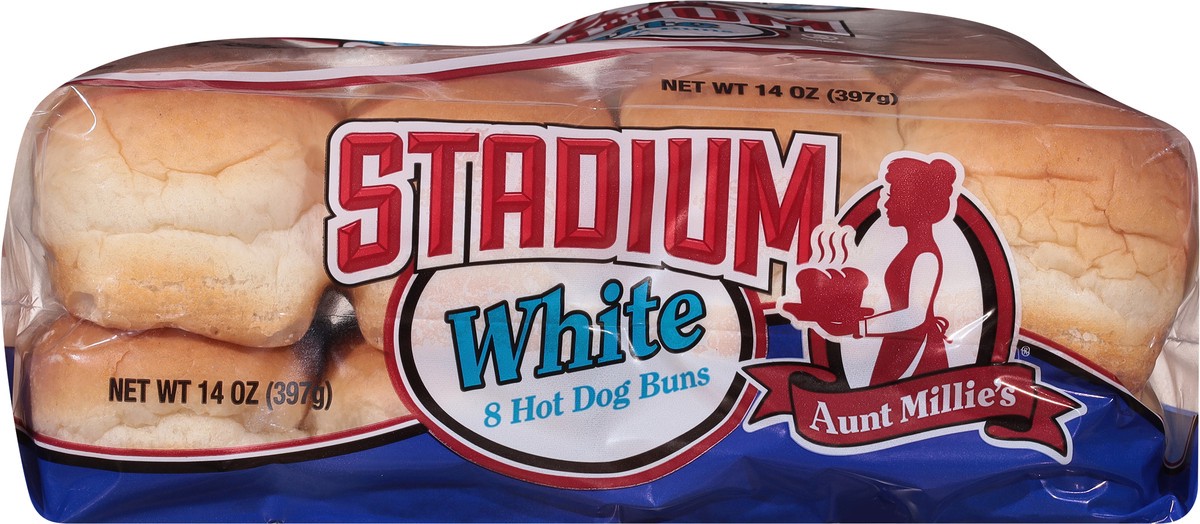 slide 6 of 9, Aunt Millie's Stadium White Hot Dog Buns, 8 ct