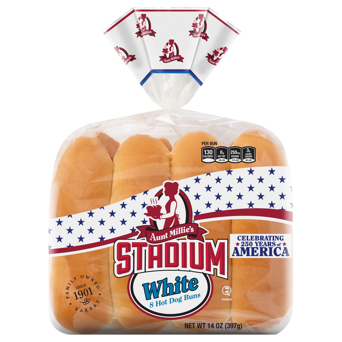 slide 1 of 9, Aunt Millie''s Stadium White Hot Dog Buns 8 ea, 8 ct