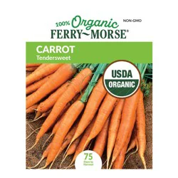 Ferry Morse Organic Tendersweet Carrot Seed Packets