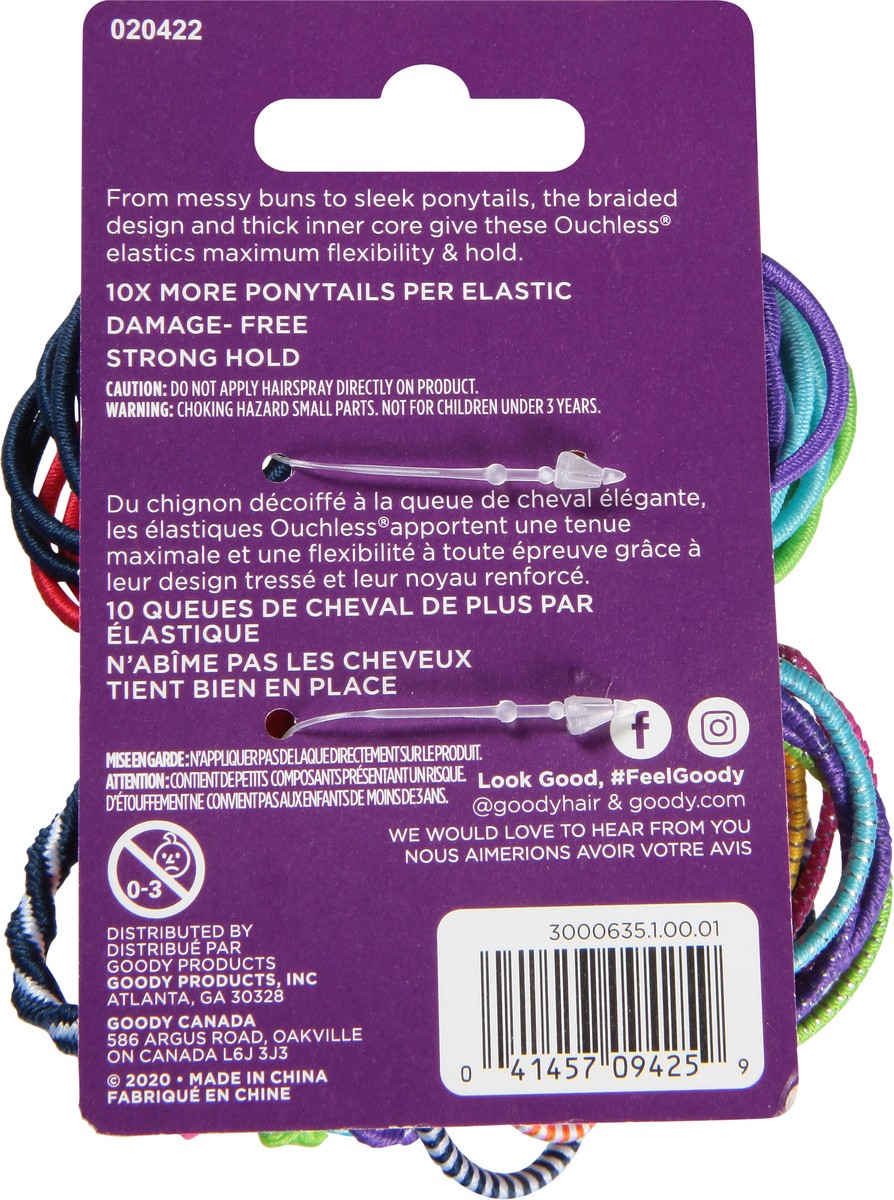 slide 9 of 9, Goody Ouchless Elastics 60 ea, 60 ct