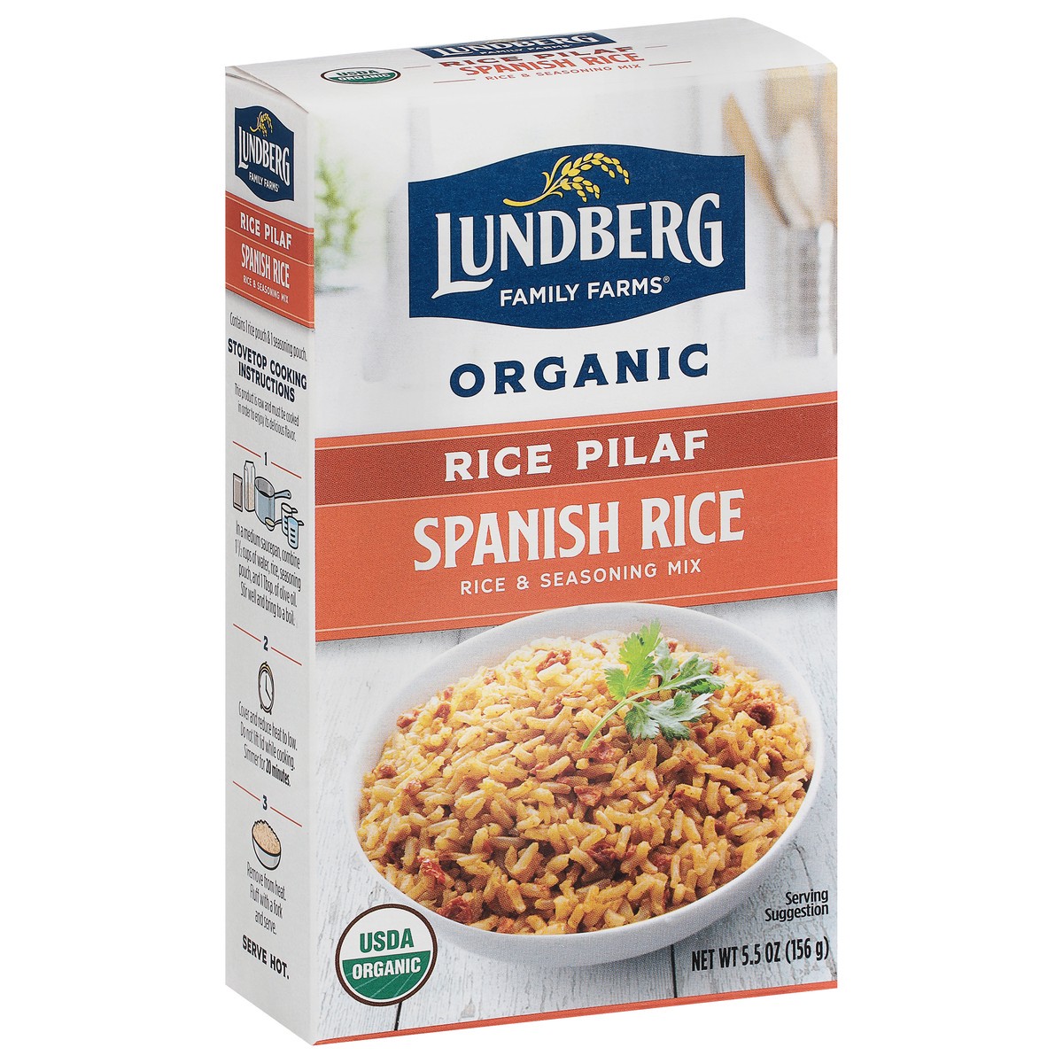 slide 7 of 9, Lundberg Family Farms Rice Pilaf Spanish Rice Rice & Seasoning Mix 5.5 oz, 5.5 oz