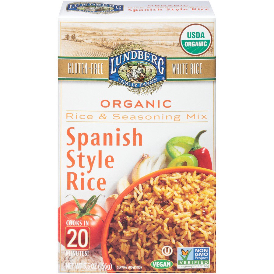 slide 1 of 9, Lundberg Family Farms Rice Pilaf Spanish Rice Rice & Seasoning Mix 5.5 oz, 5.5 oz