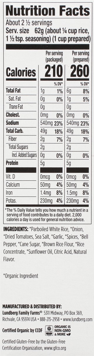 slide 4 of 9, Lundberg Family Farms Rice Pilaf Spanish Rice Rice & Seasoning Mix 5.5 oz, 5.5 oz