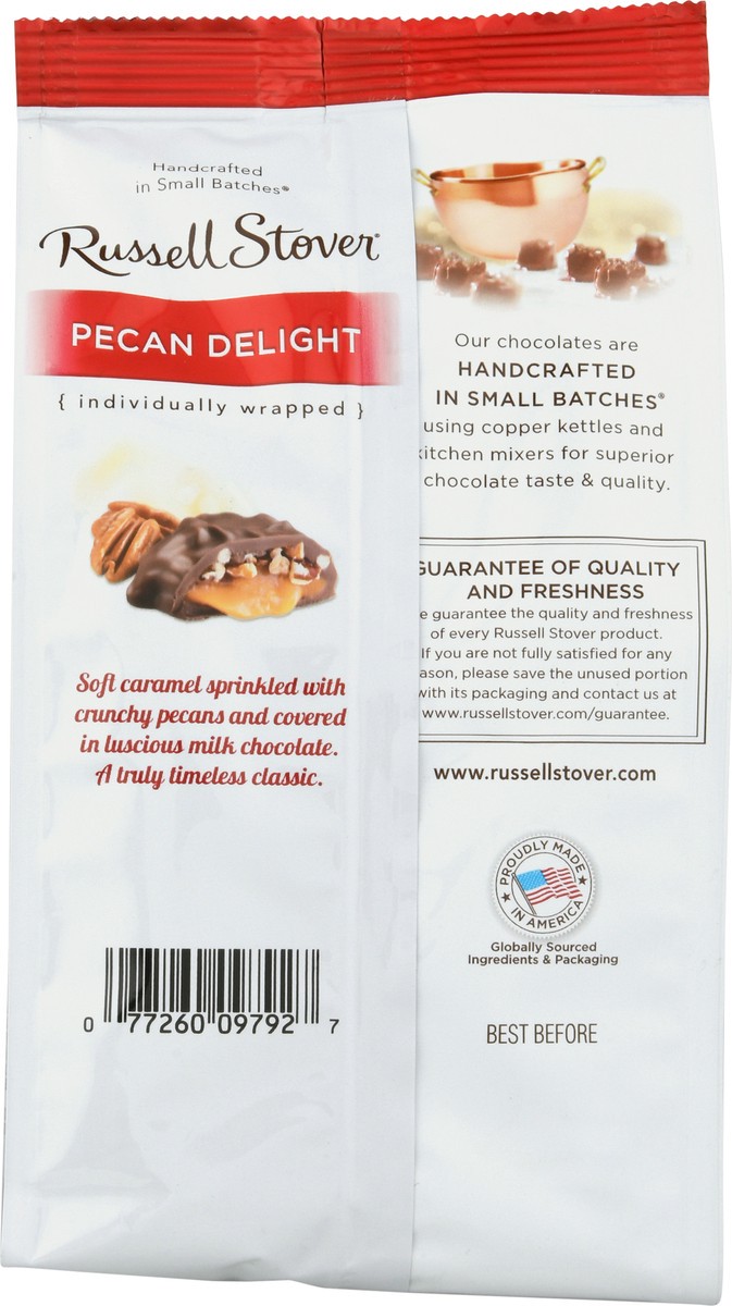 slide 2 of 12, RUSSELL STOVER Milk Chocolate Pecan Delights, 5.4 oz. bag (˜ 9 pieces), 5.4 oz