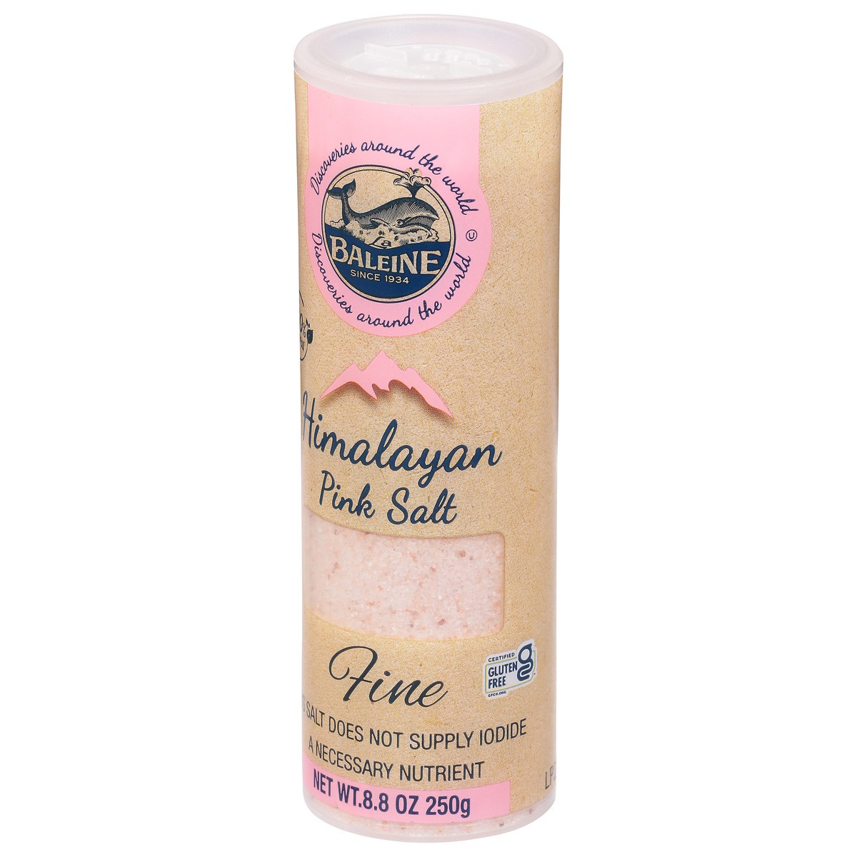 slide 3 of 9, La Baleine Fine Pink Himalayan Salt 8.8 oz, 8.8 oz