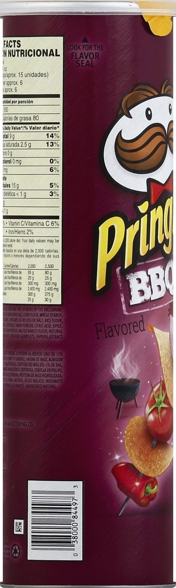 slide 6 of 6, Pringles BBQ Potato Chips, 5.5 oz
