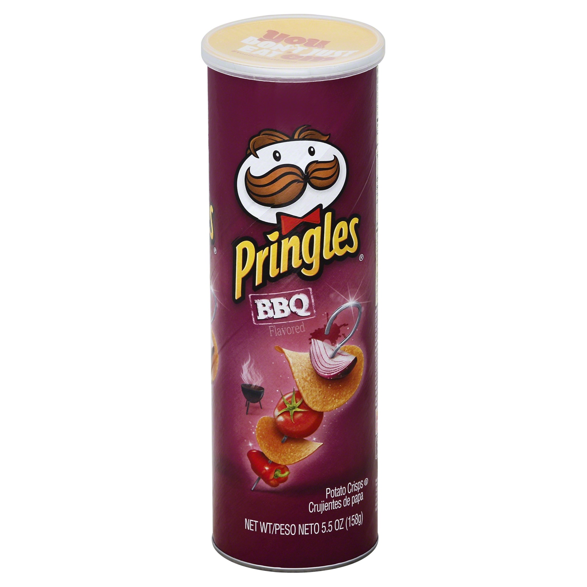 slide 1 of 6, Pringles BBQ Potato Chips, 5.5 oz