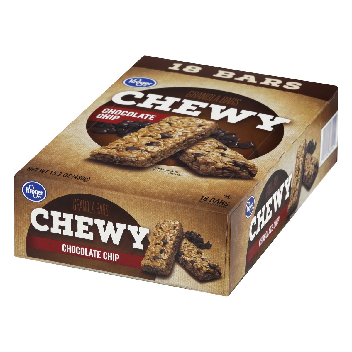 slide 6 of 11, Kroger Chewy Chocolate Chip Granola Bars, 18 ct; 0.84 oz