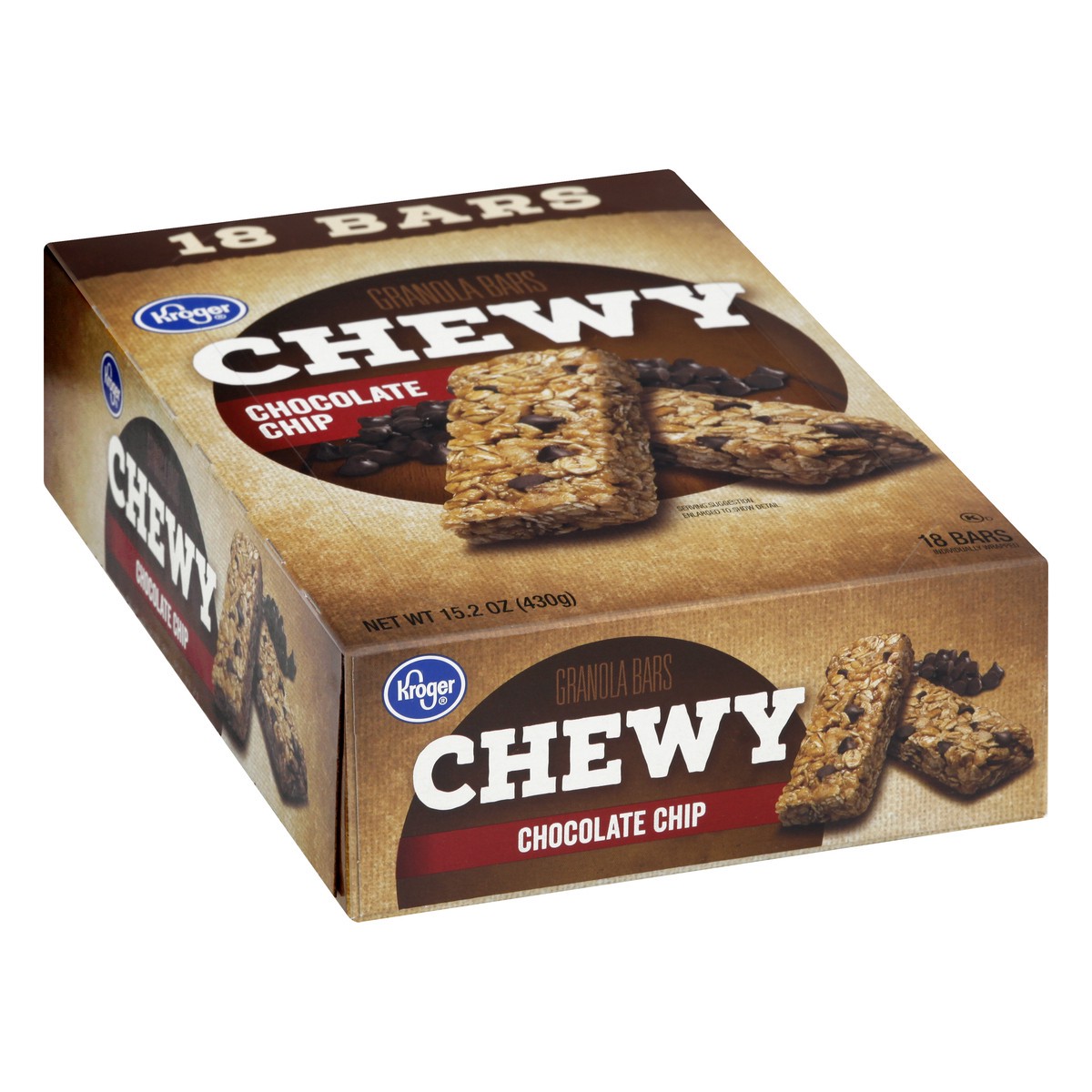 slide 9 of 11, Kroger Chewy Chocolate Chip Granola Bars, 18 ct; 0.84 oz