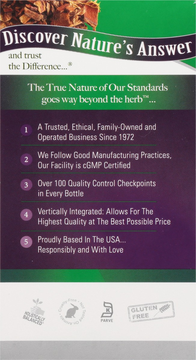 slide 7 of 9, Nature's Answer Cascara Sagrada Bark Vegetarian Capsules, 90 ct